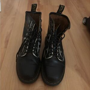 Dr. Martens Black Lace-Up Boots